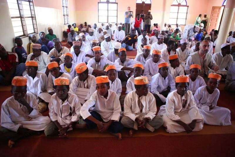 Group of people gathering